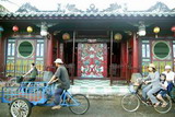 Kleurrijke straat in Hoian, Vietnam